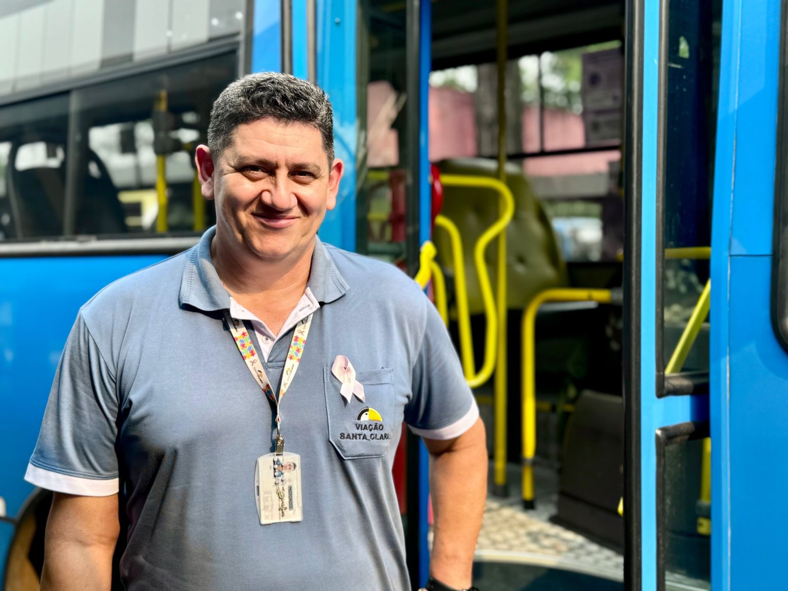 Motoristas da VISAC aderem à campanha Outubro Rosa