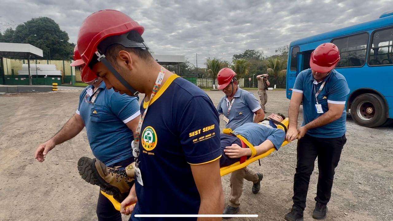 VISAC encerra atividades da SIPAT com duas simulações de acidentes